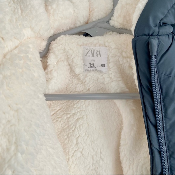 Zara Baby Bear Neutral Snowsuit New Size 3-6 Months - Picture 3 of 6